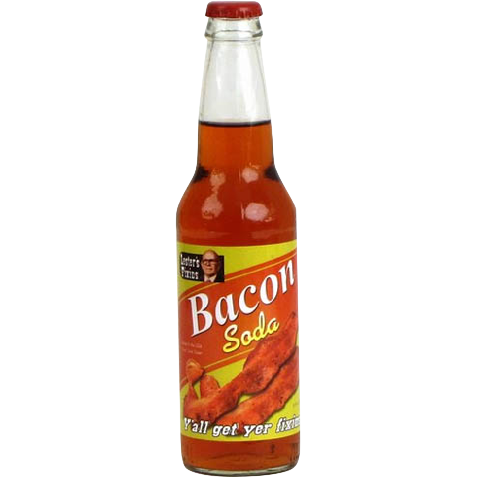 Bacon Soda Glass Bottle