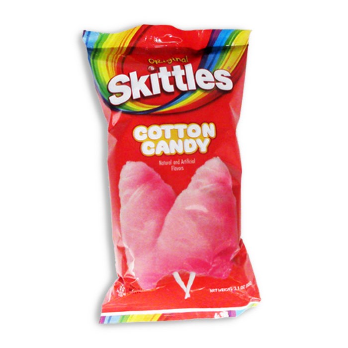 Skittles Flavored Cotton Candy