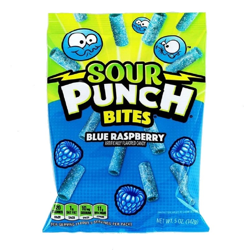 Sour Punch Bites Blue Raspberry - Blooms Candy & Soda Pop Shop