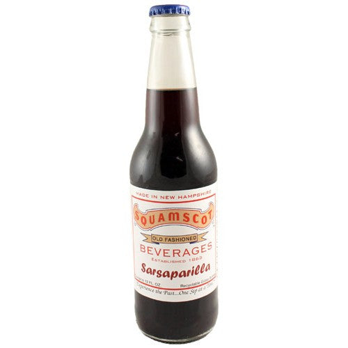 Squamscot Sarsaparilla Glass Bottle