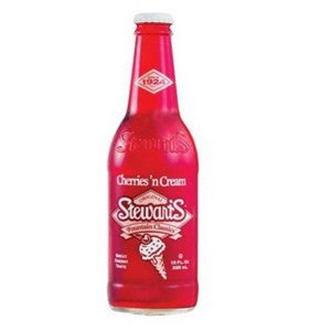 Stewarts Cherries N Cream Glass Bottle