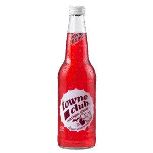 Town Clube Michigan Cherry glass bottle