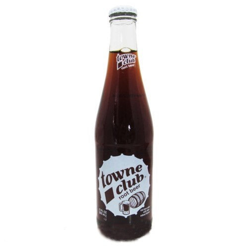 Towne Club glass bottle Root Beer