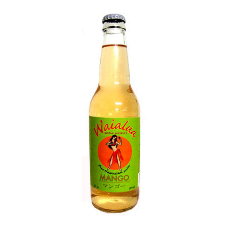 Waialua Mango Natural Flavored Glass Bottle Soda