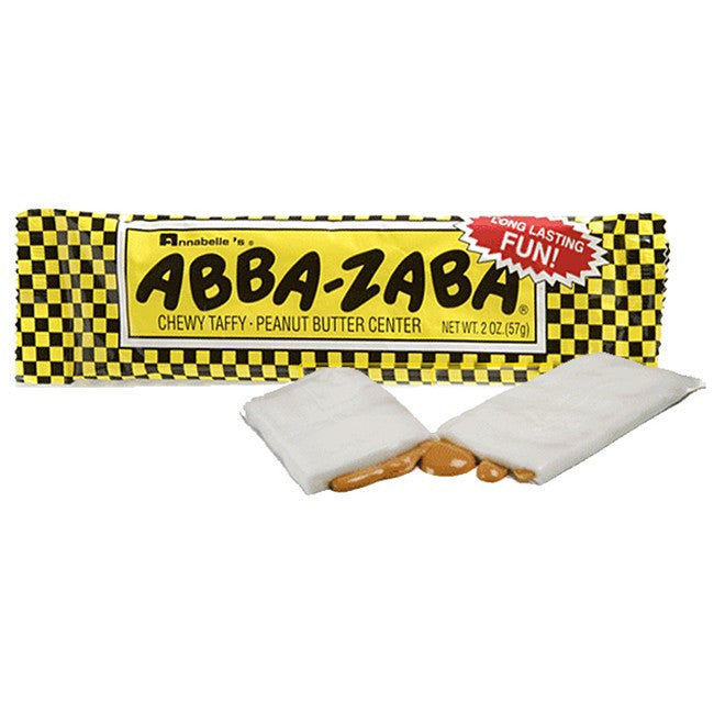 Abba-Zaba CHEWY TAFFY PEANUT BUTTER CENTER