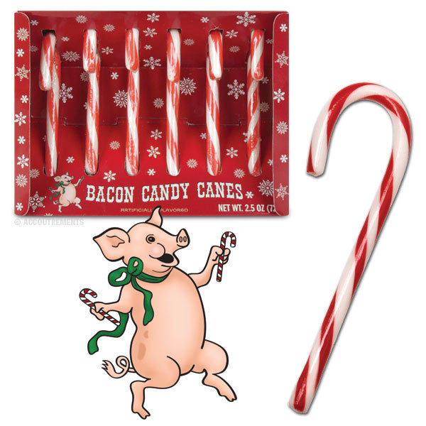 BACON FLAVORED CANDY CANE