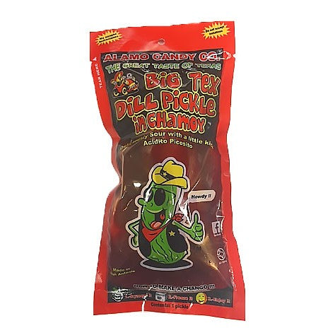 Big Tex Dill Pickle in Chamoy 