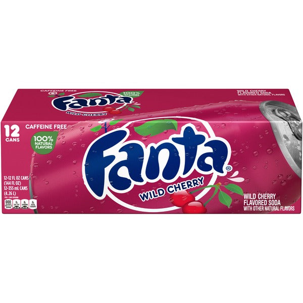 Fanta Wild Cherry 12 Pack Cans