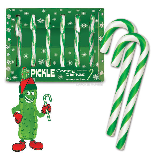 Pickle Flavored Candy Cane